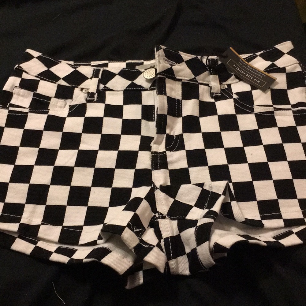 Checkered shorts